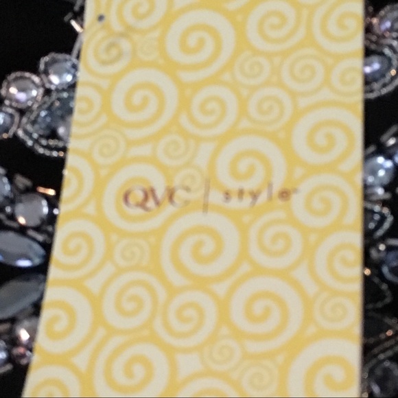 Victor Costs Black Embellished 3/4 Sleeve Knit Top - Picture 7 of 7